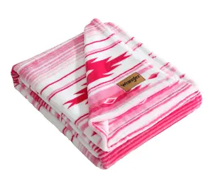 Wrangler Coyote Sands Pink Ultra Plush Fleece 50"X60" Throw