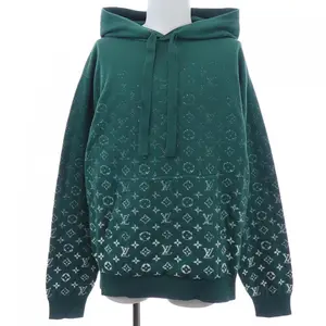 Pre-owned Louis Vuitton Cotton Small Leather Goods Monogram Gradient Hoodie