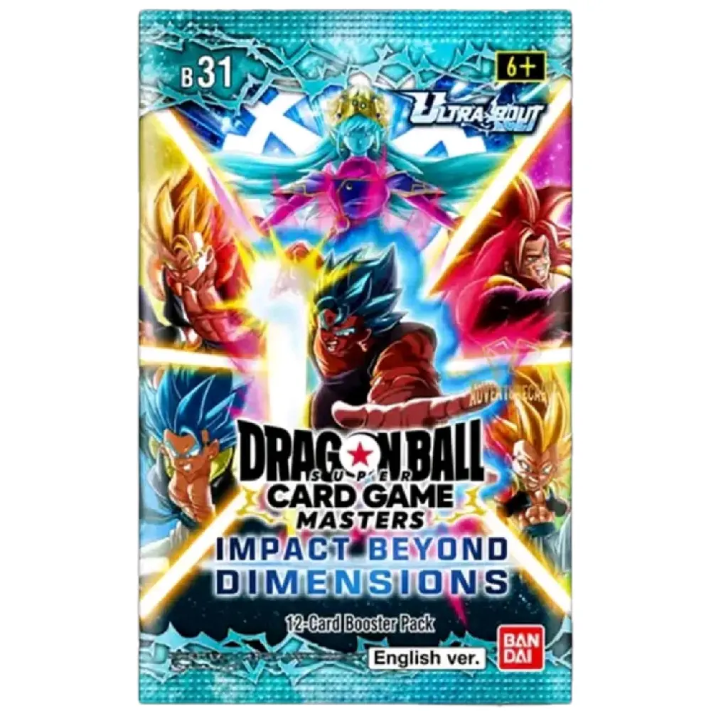 Dragon Ball Super Card Game Masters- Impact Beyond Dimensions Booster Pack