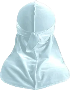 JagRags Premium White and Velvet Durag For Men