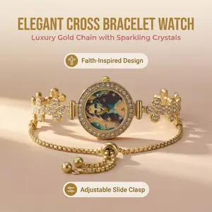 Mother’s Day Gift Elegant women’s alloy quartz watch with heart-shaped dial and Arabic numerals — adjustable drawstring strap for everyday wear