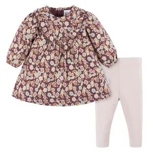 Baby Girls Dress and Legging Set, 2 Piece