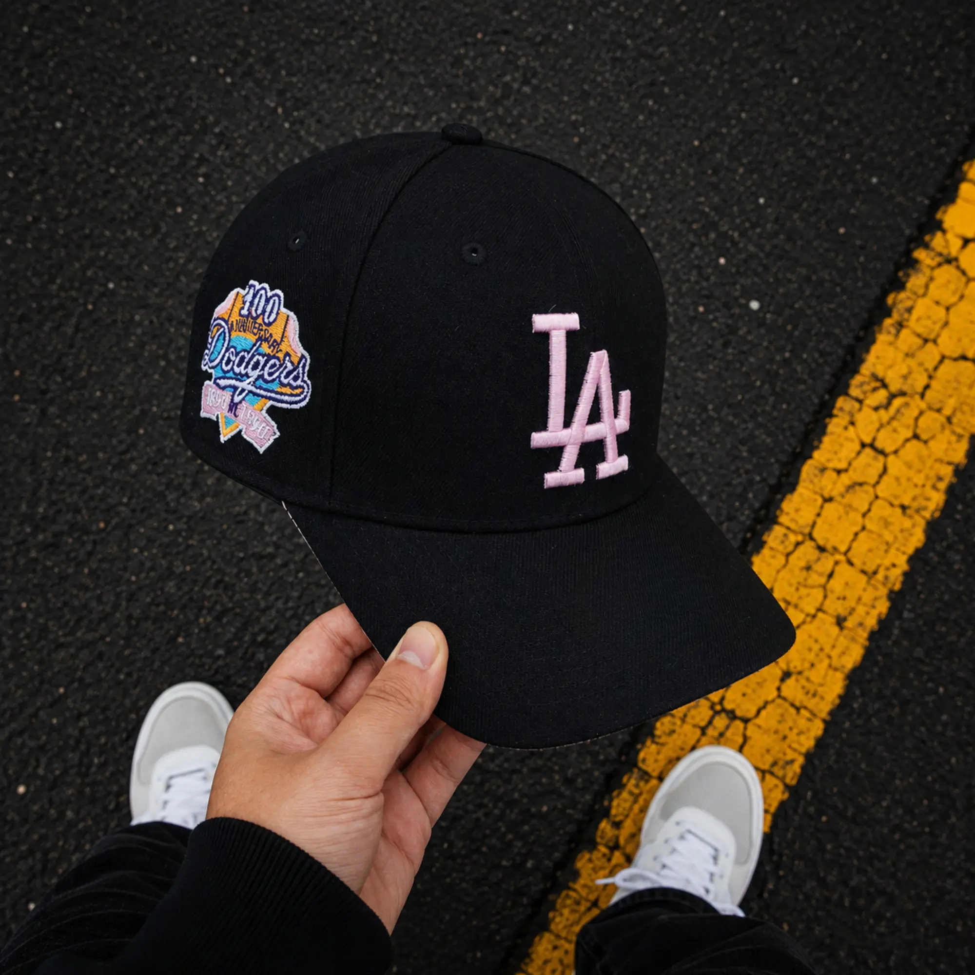 New Era MLB Snapback Baseball Cap – Premium Adjustable Hat, NY Yankees & LA Dodgers Curved Brim, Urban Fashion for Men and Women