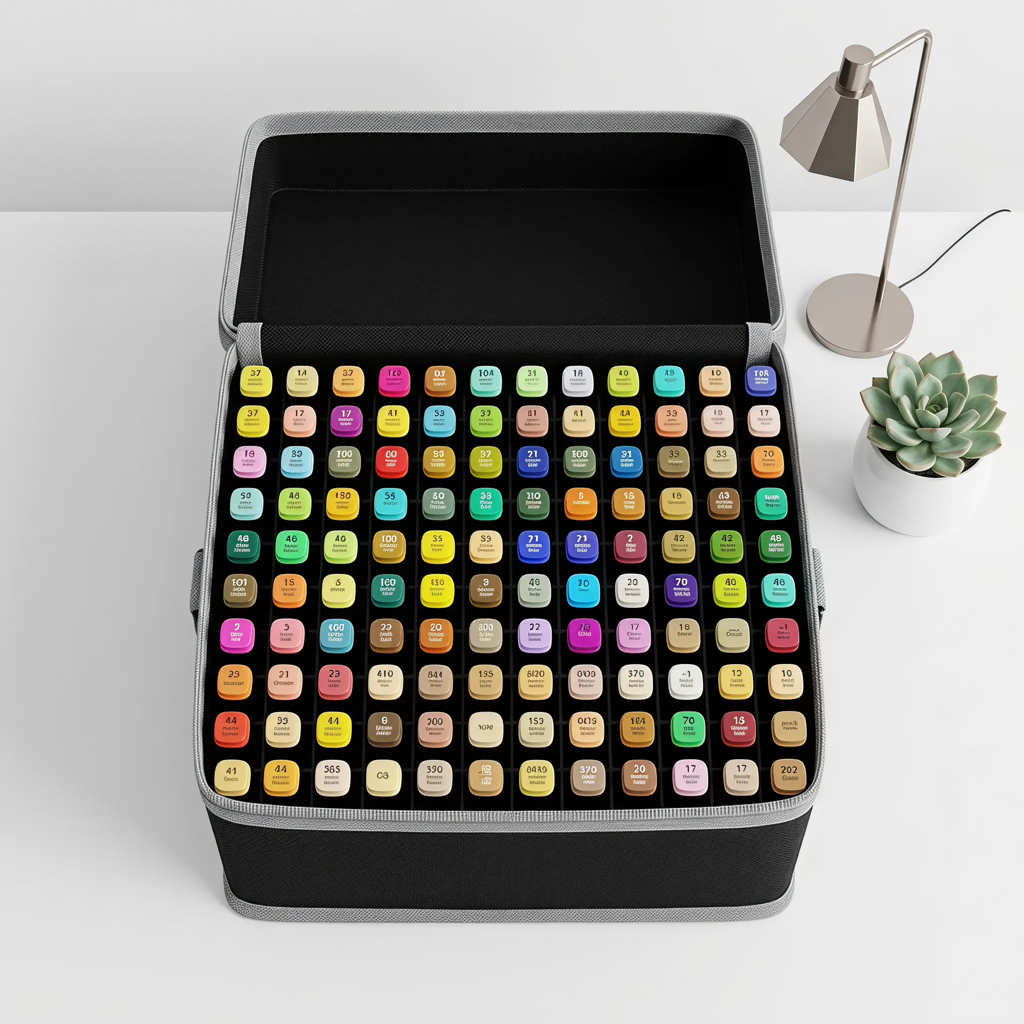 262-Color Dual-Tip Alcohol-Based Marker Set with Carry Bag, Art Supplies for Beginners & Artists, Ideal for Sketching, Coloring, Markers