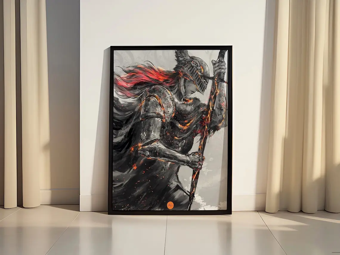 Elden Ring 8x12 in (20cmx30cm) Glossy Paper Poster, Unframed Artistic Graphic Print, Aesthetic Wall Decoration, Collectible Gift for Game Enthusiasts