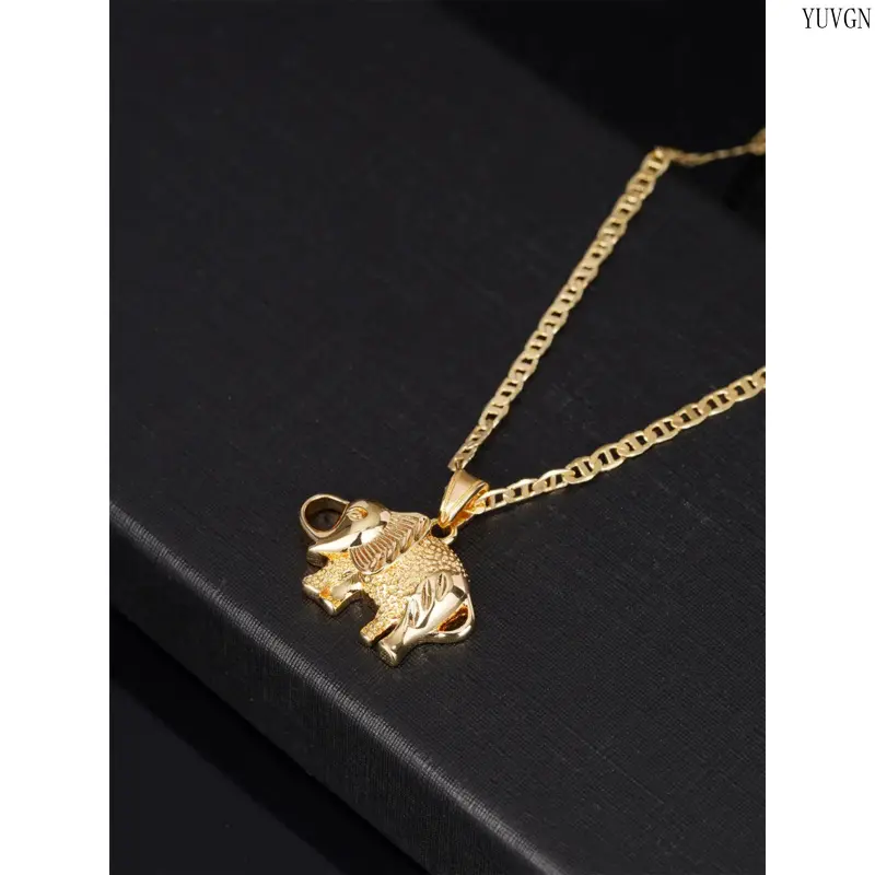Elephant Pendant Necklace for Women Girls, Exquisite Fashion Animal Pattern Jewelry, Trendy All-match Accessory for Daily Outfit Party Decor, Ideal Birthday Holiday Gift summerwins, Chains Necklace, Casual Trendy Jewelry, Decorative Necklace