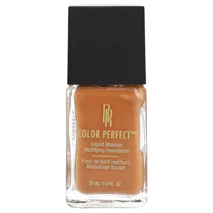 Black Radiance Color Perfect, Liquid Makeup Mattifying Foundation, 8413 Rum Spice, 1 fl oz (30 ml)