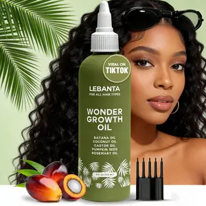 [US SELLER]Lebanta Batana Oil For Hair Growth  - 100% Pure, Raw & Natural Blend With Organic Castor, Pumpkin Seed, Coconut and Rosemary Oil - Thicker, Stronger Hair For Men & Women Scalp (1 Pack) Haircare Serum