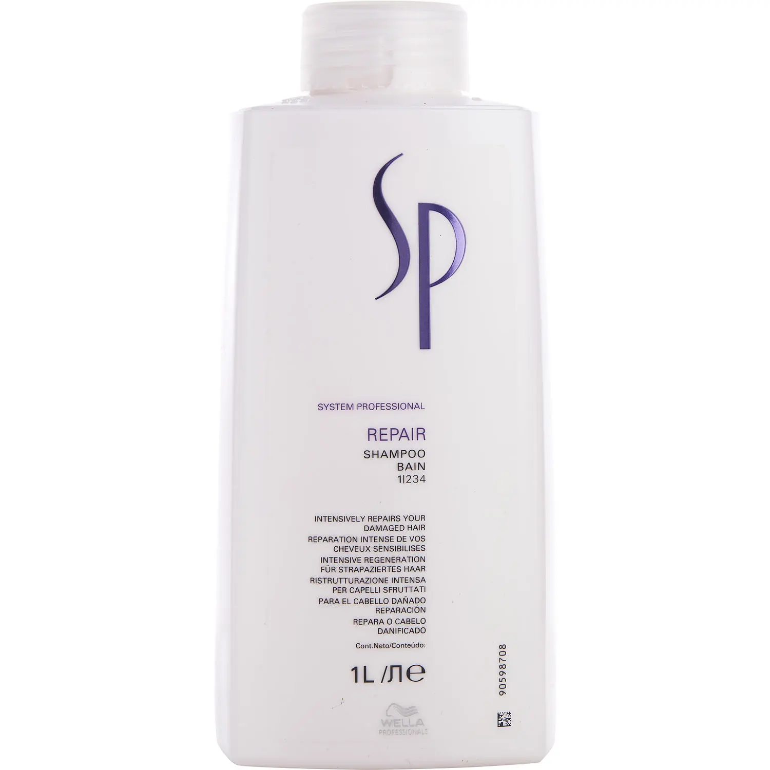 Wella By Wella Repair Shampoo For Damaged Hair For Unisex