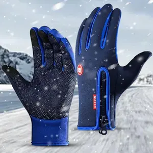 Men and Women Winter Warm Gloves , Outdoor Winter Gloves Touchscreen Windproof Full-Finger Fleece Lined for Men Women Sports Travel Daily Activities Unisex