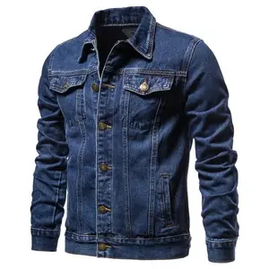 2025 New Spring, Autumn and Winter Men's Denim Shirt Jacket Japanese Leisure Youth Popularity Workwear Denim Jacket Men's Clothing