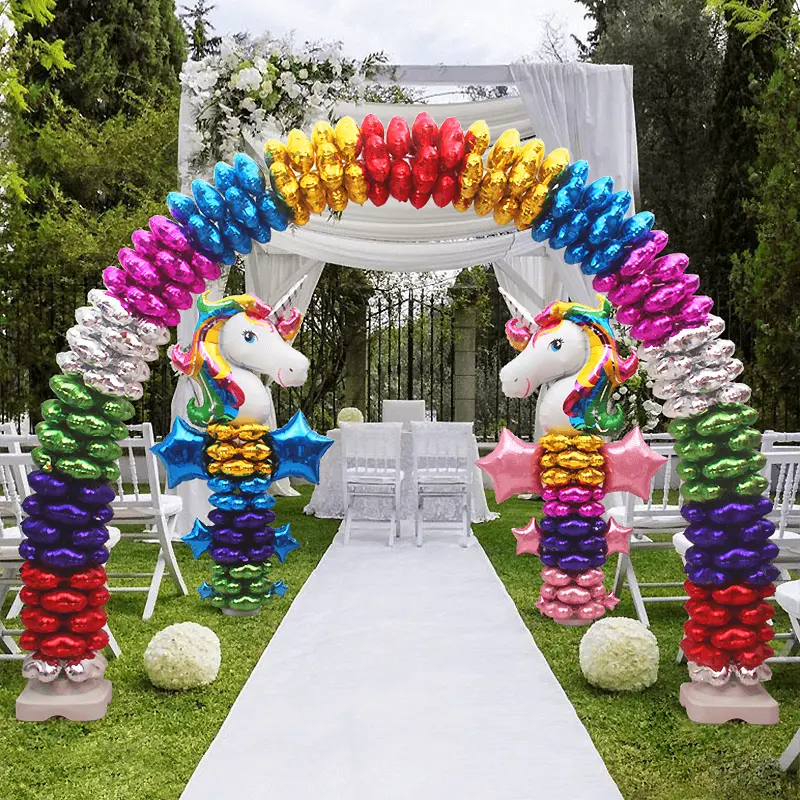 PVC DIY Balloon Arch Stand Kit - 19ft High-Capacity, Holds Up To 400 Units, Balloon Arch Decoration for Weddings, Birthday Decor