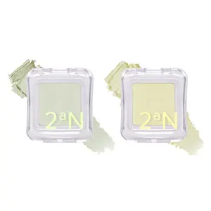 2aN Pure Glash Highlighter Duo Set (Lime Bomb)- Glass-Like Sheen Powder Highlighter for a Natural, Radiant Glow | Buildable, Long-Lasting, Lightweight Formula (0.8oz*2)