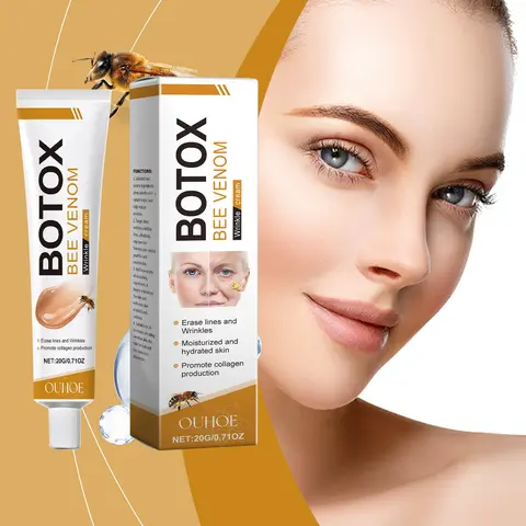 20g Bee Venom Firming & Lifting Treatment Cream, Infused with Collagen & Retinol, Hydrates, Firms, Restores Radiance, Single Item Balm