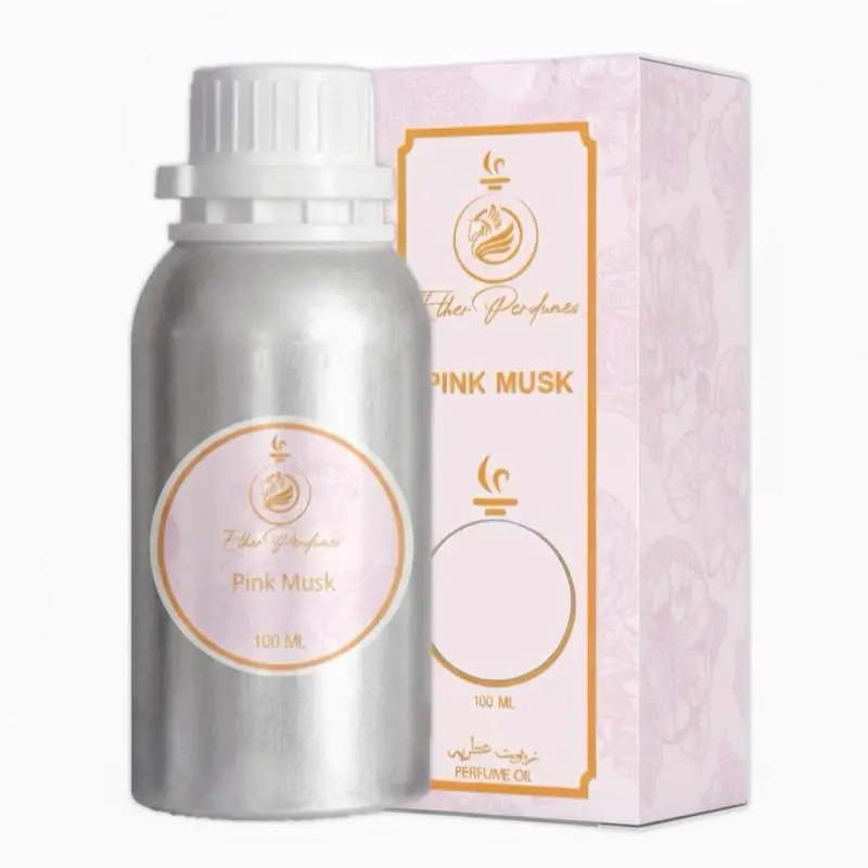 Ether Perfumes PINK MUSK TAHARA Concentrated Perfume Oil 100ml | Premium Grade Fragrance Extract I Perfume Making I Body Oil I Aromatherapy