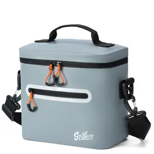 Soft-Sided Cooler Bag, 7/16/30 Can Portable Ice Chest Box, Waterproof, Leak-Proof, Insulated Cooler for Lunch, Beach, Drink, Beverage, Travel, Camping