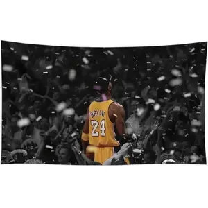 kobe flag Tapestry Celebrity USA Flag Tapestry for Wall hanging, College Dorm, Living Room, Bed Room, Home Decor