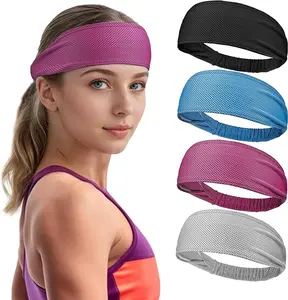 Sukeen Cooling Headbands for Women, Instant Cooling Moisture Wicking Non-Slip Sweatbands for Women Running Fitness Yoga