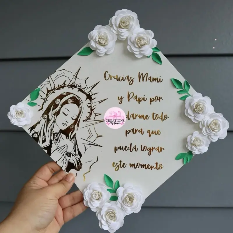 Virgencita Graduation Cap