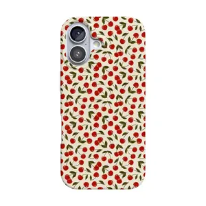 Casely iPhone 17 Case | Cherry on Top | Red Cherries | Compatible with MagSafe | Classic Ultra Thin Design