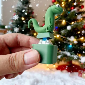 [Christmas Gift] Lizard Button Keychain with Rechargeable LED Light &Realistic Croak-Color-Changing Fun Toy for Kids & Adults,TikTokShopBlackFriday
