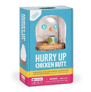 Hurry Up Chicken Butt Game - Screen-Free Easter Basket Gift for Toddlers & Kids - Active Family Game Night Fun