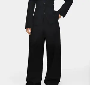 Pleated Wide Leg Trouser