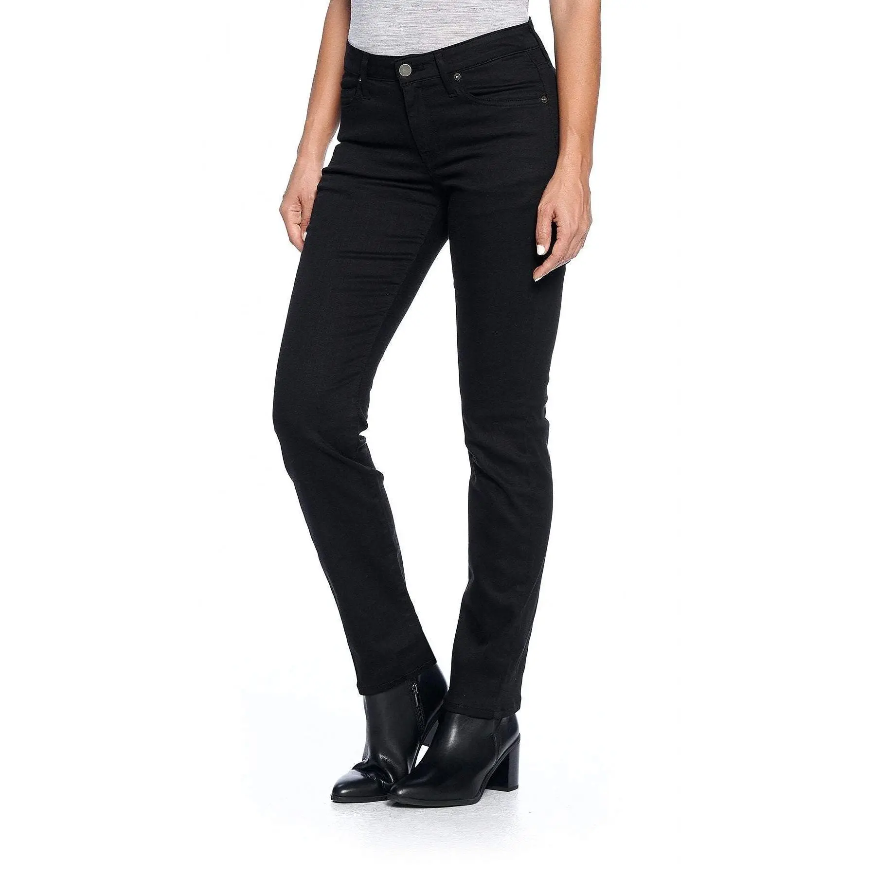 Aviator Women's Fly Straight Best Travel Jeans | Soft Denim Stretch Styles in Jet Black, Steel Grey, and Sand