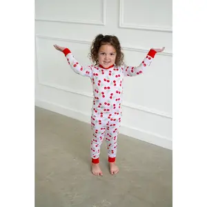 Cherry Coquette | Two Piece Set | Breathable, moisture-resistant, odor-resistant bamboo pj set