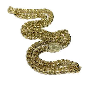Gold cuban Chain brazilian gold gold filled necklace