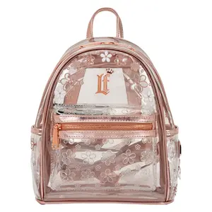 Clear Floral Loungefly Mini Backpack