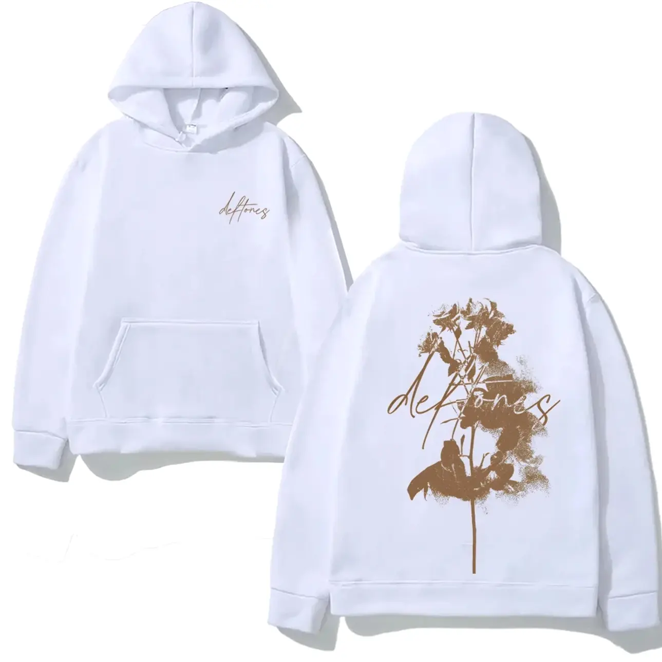 2025NEW Deftones Same As Official Roses Long Sleeve High Quality Fleece Sweatshirt Sleeve Gothic Clothes LongSleeve Moletom GJ7