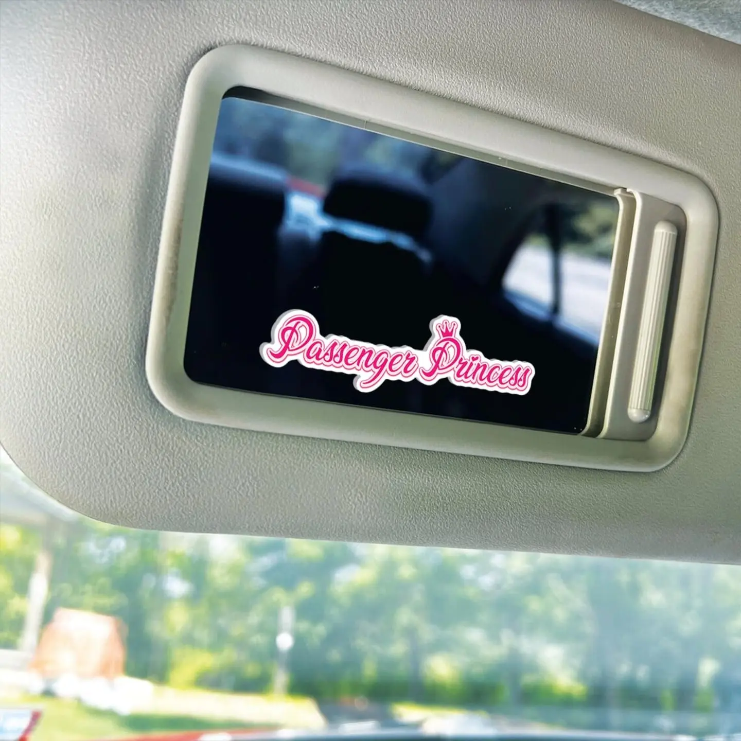 Passenger Princess Stickers - Adorable Car Window, Rearview Mirror And Dashboard Decals