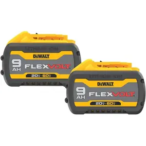 DEWALT FLEXVOLT 20V/60V MAX* Batteries, 9.0-Ah, 2-Pack (DCB609-2)