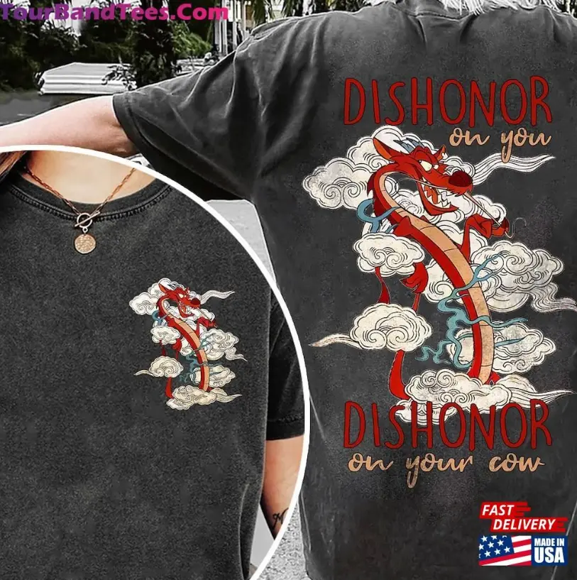 Cute Dragon Shirt MUshu MuIan Princess Shirt Unisex Classic, Dragon MUshu MuIan Shirt