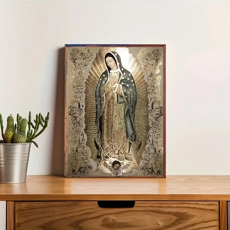 Elegant Our Lady of Guadalupe Canvas Poster - No Frame Modern Art for Home Decoration Living Room & Bedroom Ideal Gift Wall Hanging Autumn Religious Art