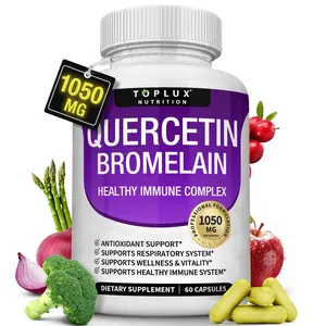 Quercetin with Bromelain Supplement 1000mg Quercetin with 200mg Bromelain