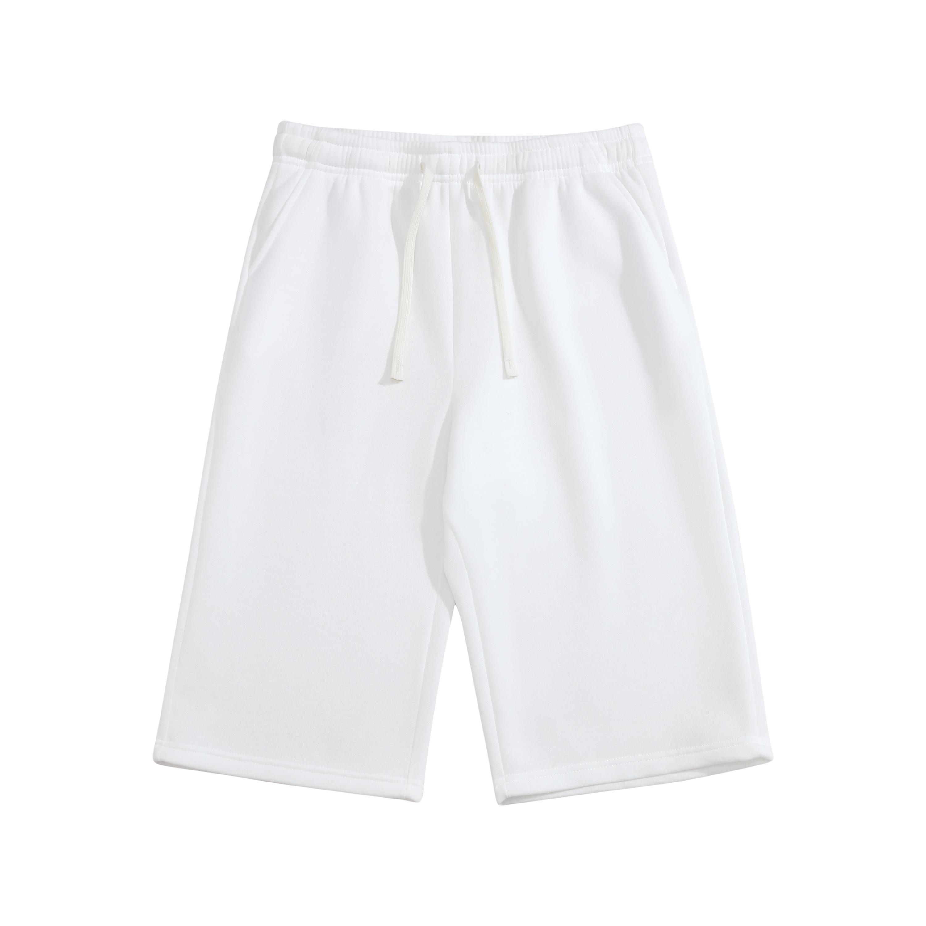 Pack of 4 men’s summer casual athletic shorts, three-quarter length, loose straight fit, comfortable and breathable