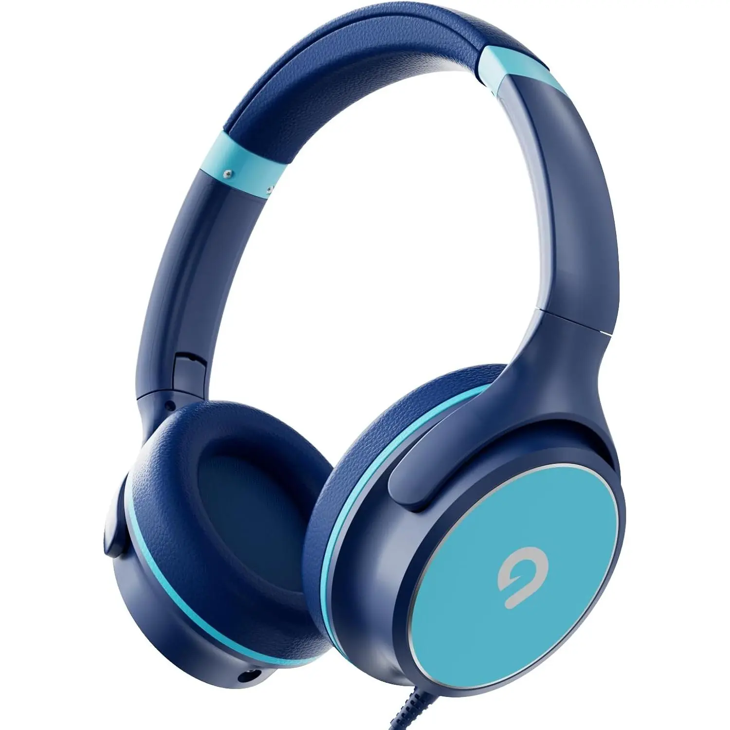 Headphones with Safe 85dB/94dB Volume Limiter for /Teens, Foldable  Stereo Sound Headset for Kindle /fire Tablet/iPad/Laptop, Headphones with Microphone