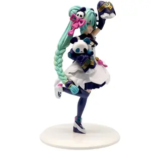 Cinna-moroll Pan-da Series 18cm Figure - Cute PVC Model Doll