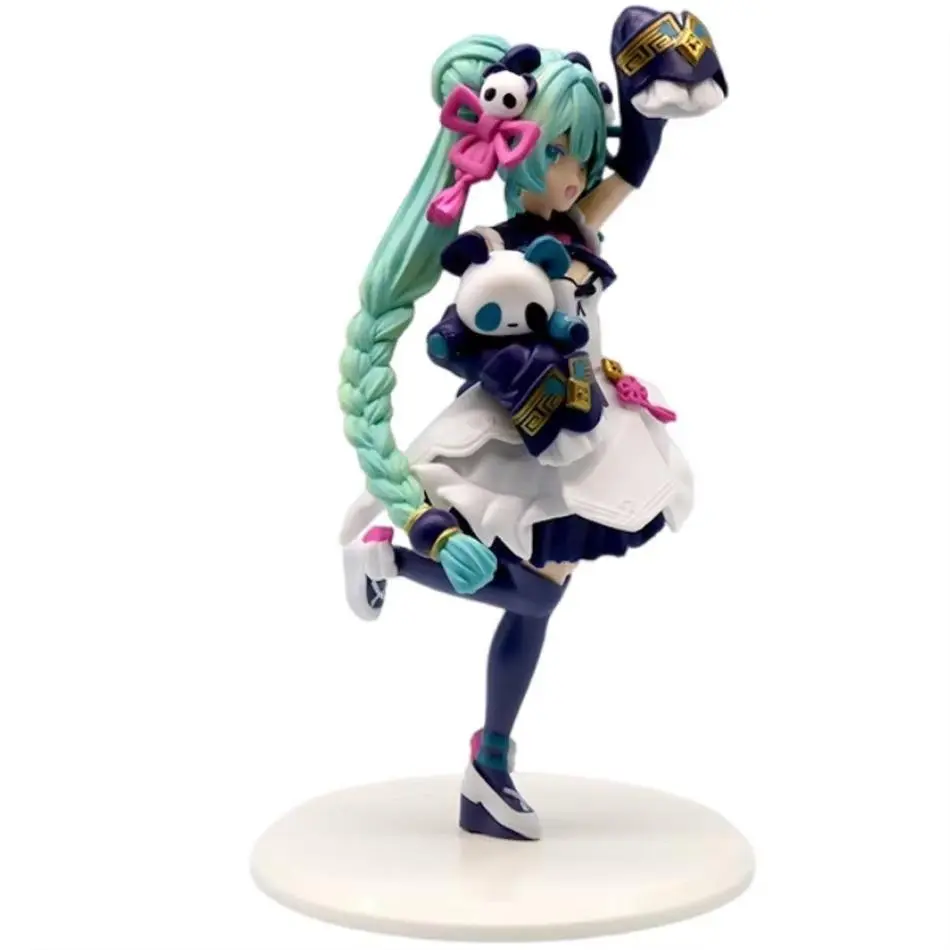 Cinna-moroll Pan-da Series 18cm Figure - Cute PVC Model Doll