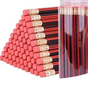 Hb Pencils with Erasers, Set of 10/30/50 Pieces, Ideal for Students Homework Drawing Office Work Record Keeping Essential Daily Writing Tool, Office Supplies, Stationery Supplies