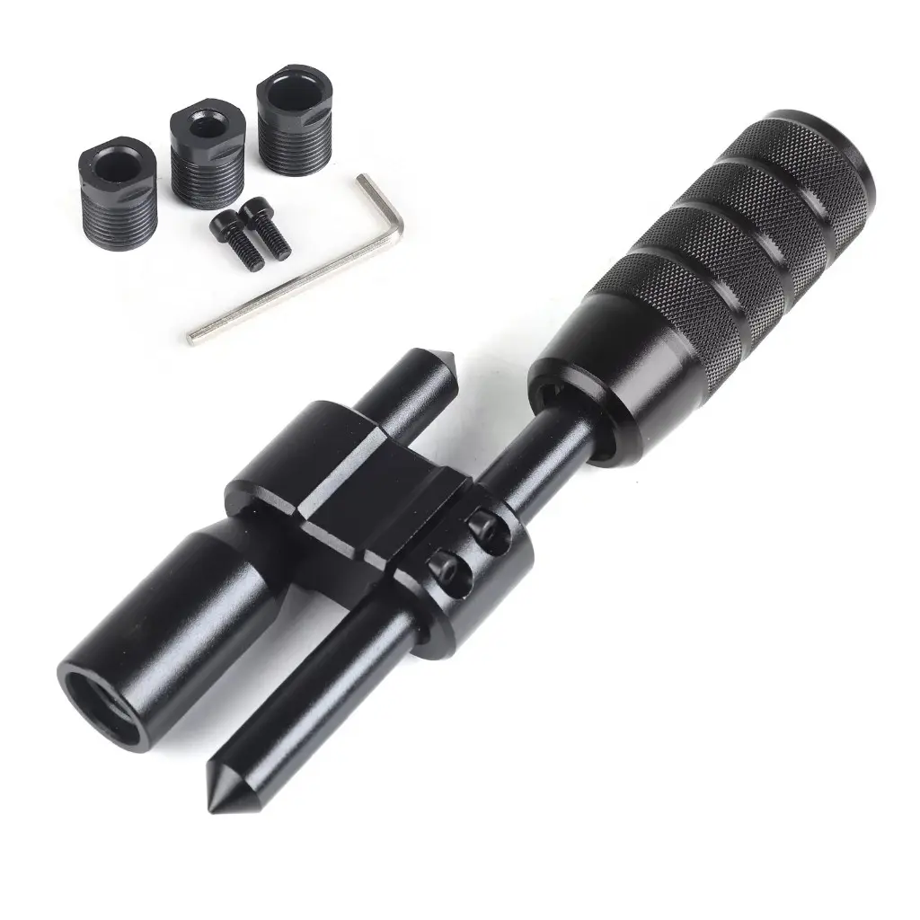 Car Aluminum H Type Automatic Shift Knob Extension Adjustable Extender Gear Shifter With Knob Shift Head Shifter Knobs Automotive Car Accessories