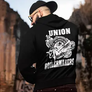 Union Boilermaker hooded sweatshirt hoodie Boiler Stripper Tig