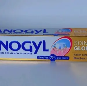Sanogyl 2pcs Toothpaste for Healthy Gums 70% More Healthy Gums Action Comte Blancheur