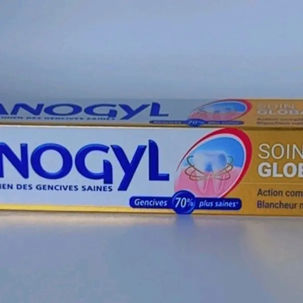 Sanogyl 2pcs Toothpaste for Healthy Gums 70% More Healthy Gums Action Comte Blancheur