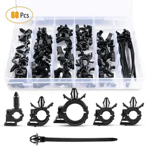 Nilight 60 Pcs Car Push Retainer Clips Kits For Honda GM Mazda