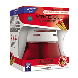 212 MAIN Glass Diffuser Fragrance, Macintosh Apple & Cinnamon Aroma Scented Oil Air Freshener, 2.5 fl oz, Long-Lasting