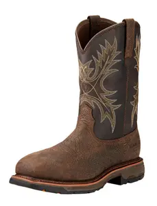 Ariat WORK HOG WIDE SQUARE Men's Composite Toe Waterproof Pro Work Boots 11" Shaft Height ASTM F2413-11 M I/75 C/75 EH Rated Wide Square Toe