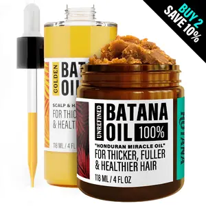 The Ultimate Batana Essentials Duo – Unrefined & Golden Oil for Total Hair Revitalization Haircare Repair Haircare Repair